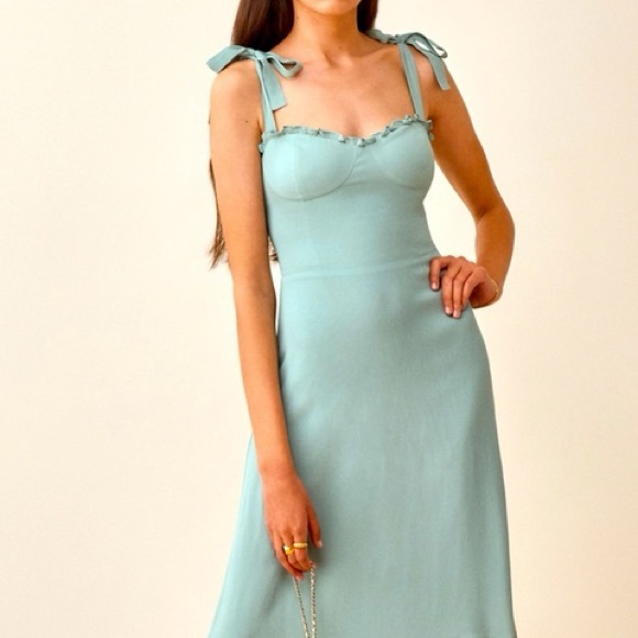 Reformation Dresses & Skirts - Reformation - Nikita Dress - Celadon - Women’s 4P 4